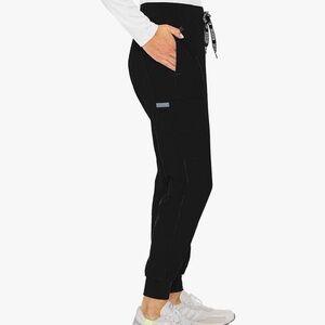 Black Jogger Scrub Pants